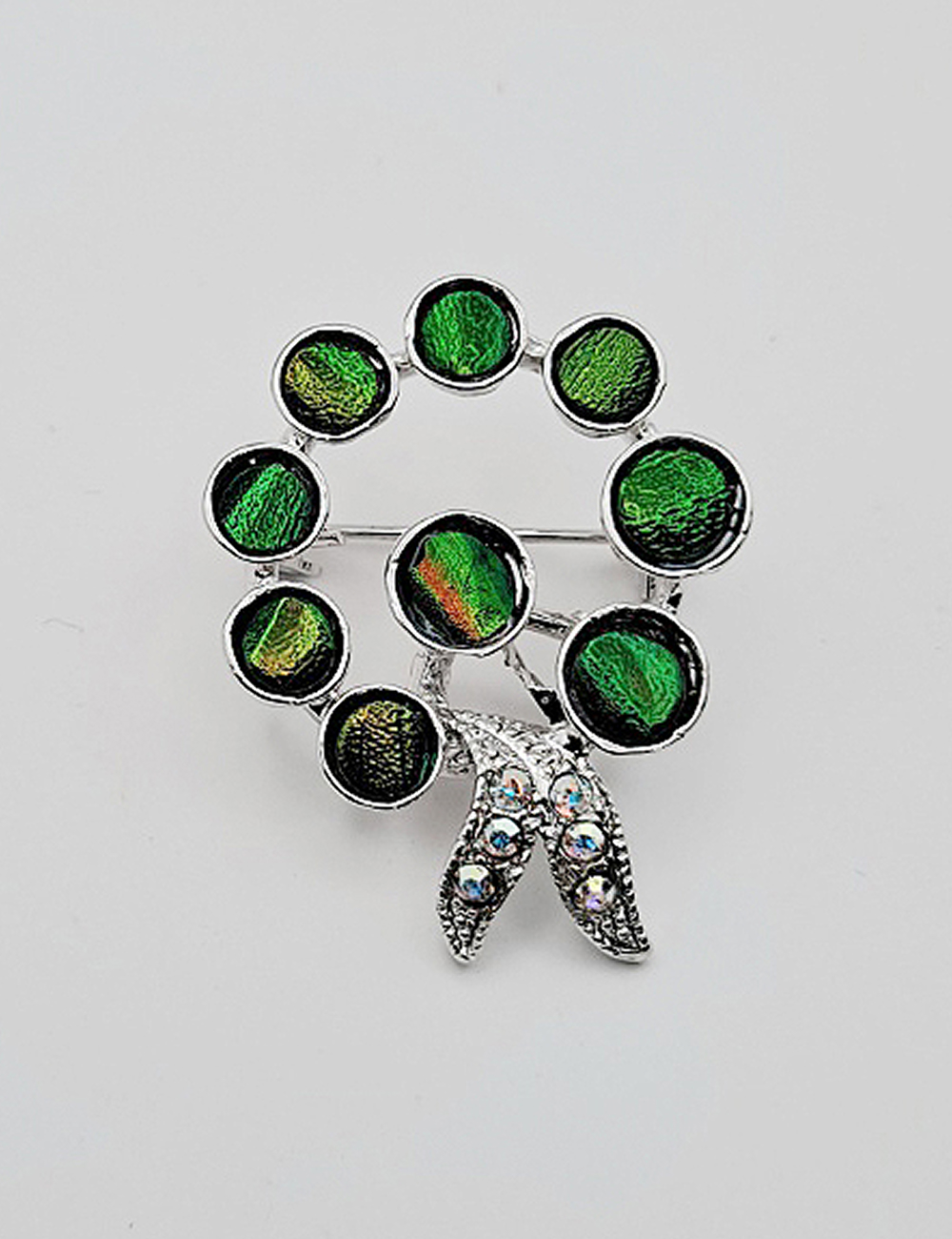 화관 비단 보석